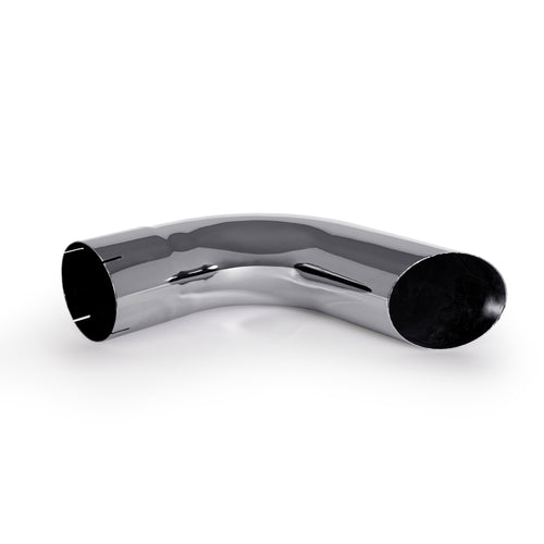 5" ID Chrome 90 Degree Dump Stack Pipe Length 12”