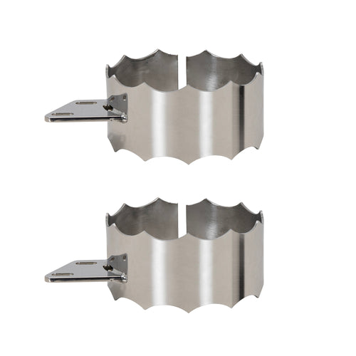 60" Top Pipe Complete Peterbilt Stack Kit 8” 304 Stainless Steel Premium, Stove/Flat Top Design includes 8” T polished reduced to 5”