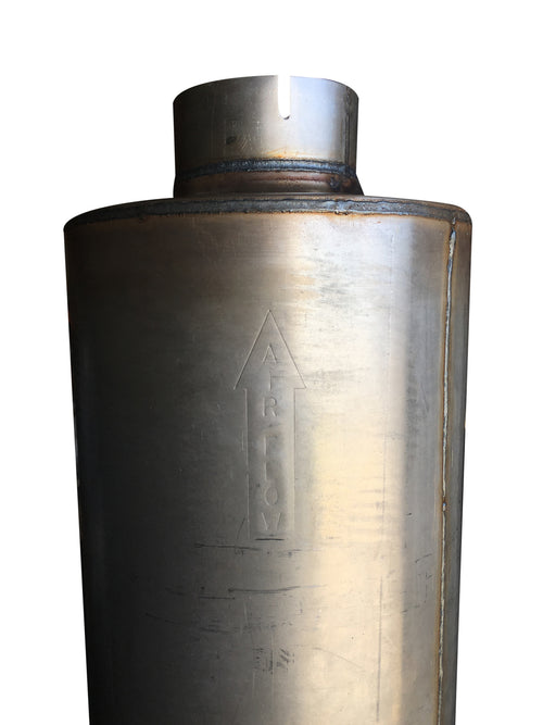 Resonator Dia 11” X 55”fits Peterbilt 387 (2008 & Newer) Overall Lenght 61.5” Inlet 5” Outlet 5”