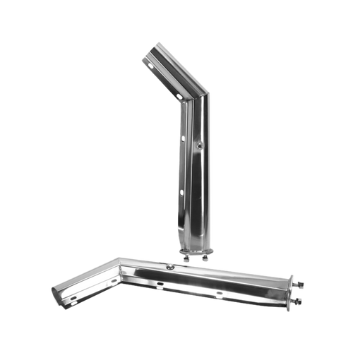 Spring Loaded Mud Flap Hanger Set, 45° Angle with Bolt Pattern of 1-1/8"