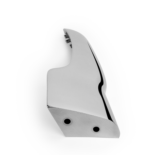 Aluminum Chrome Bracket for Front Fender Fits Peterbilt 388/389, Driver Side