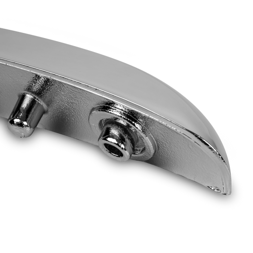 Aluminum Chrome Bracket for Front Fender Fits Peterbilt 388/389, Passenger Side