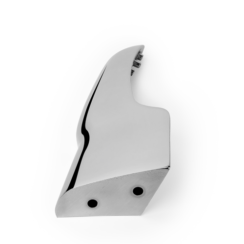 Aluminum Chrome Bracket for Front Fender Fits Peterbilt 388/389, Passenger Side