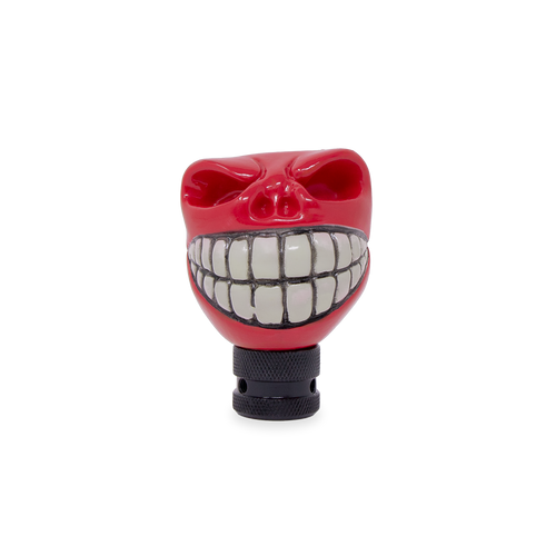 Wicked Skull Head Gear Shift Knob Lever Shifter Red
