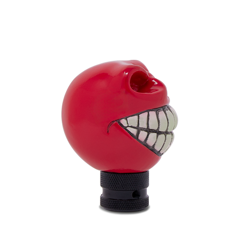 Wicked Skull Head Gear Shift Knob Lever Shifter Red