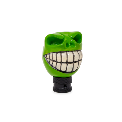 Wicked Skull Head Gear Shift Knob Lever Shifter Green