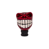 Wicked Skull Head Gear Shift Knob Lever Shifter Metallic Candy Red.