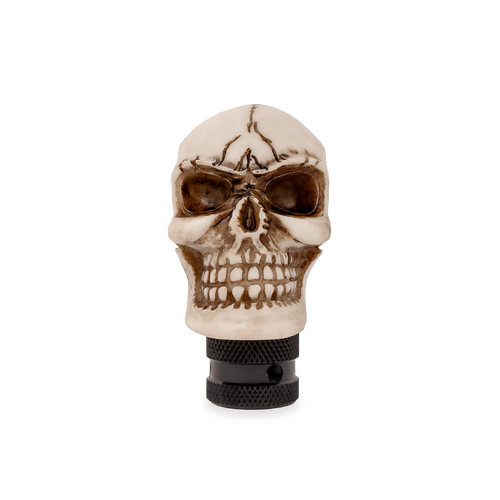 Skull Gear Stick Shift Knob Shifter Lever Handle White