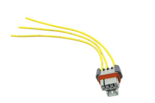 Gray Connector/Pigtail, Fits Columbia Headlight