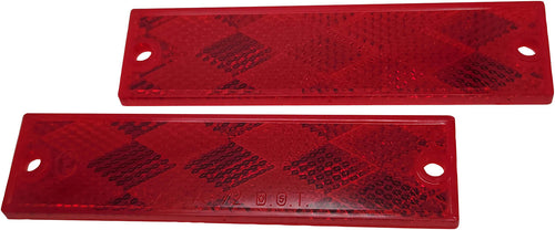 Peterson Red Reflector, Rectangular, 4.38″ X 1.13″ Pair