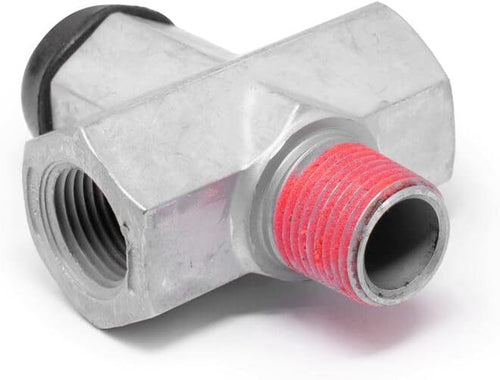 Pressure Protection Valve 1/2" Inlet Port NPTM, 1/4" Outlet Ports NPTF, 65 Nominal Opening Pressure (psi), 55 Nominal Closing Pressure (psi)