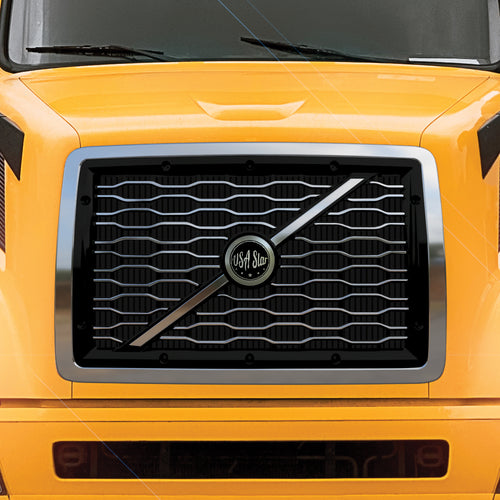 Custom Grille with Bug Screen Fits Volvo VNL 2003-2017