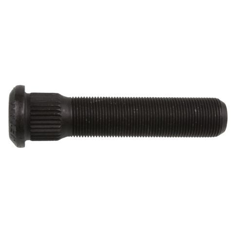 Metric Stud Gr8 M22x1.5 Serrated Stud- 25.65 mm Knurl, Length: 4.25 Inch