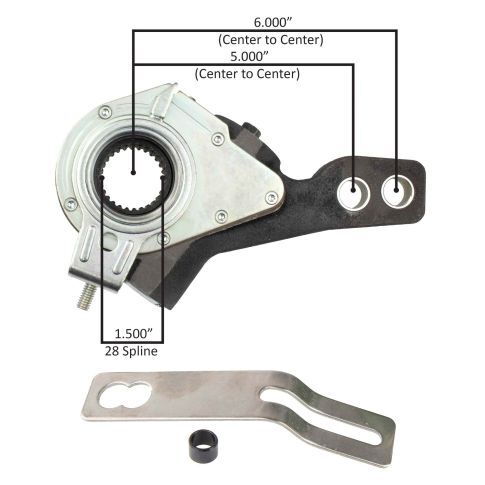 1/2" Cam / 28 Splined 5" & 6" Spline Slack Adjuster