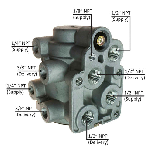 Air Brake Foot Valve E7