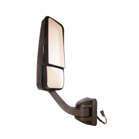 Door Mirror, Left, Heated/Powered, Black for '08-17 Fits Freightliner Cascadia Driver Side