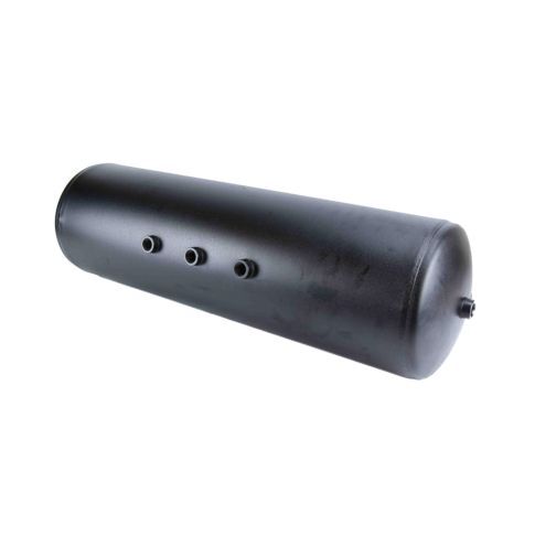 Black Coated Steel Air Brake Air Tank fits Peterbilt 9.6"X35.5" Port Quantity: 7