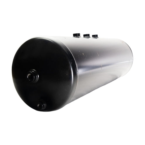Black Coated Steel Air Brake Air Tank fits Peterbilt 9.6"X35.5" Port Quantity: 7