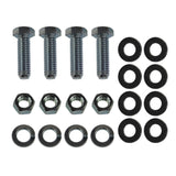 Mudflap Bolt Kit, Hardware Set For 1 Mudflap - 4 Bolts,Nuts
