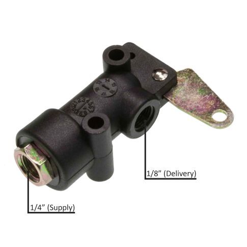 Horn Valve Port Sizes: 1/4" NPT Supply, 1/8" NPT Delivery HV-3 Horn