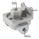Valve, Quick Valve Supply 3/8" Delivery (QR-1 VALVE 3/8"S-1/4"D-1/4"D