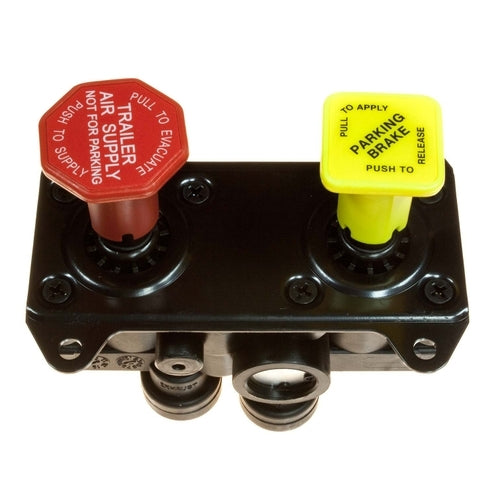 Dash Control Valve MV-3 3/8" Push-to-Connect w/0.275" Mount Fits, Peterbilt, and International