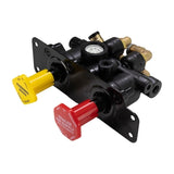 Dash Control Valve MV-3 3/8" Push-to-Connect 90-Degree w/0.236" Mount Fits Freightliner