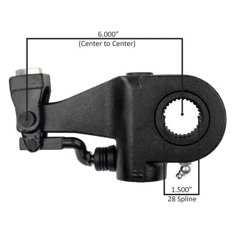Automatic Slack Adjuster, Arm Length: 6‘’ Splines: 28 Diameter: 1.5‘’