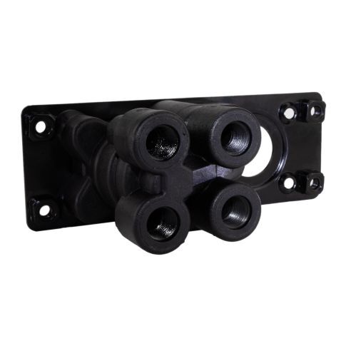 Dash Valve M6x1.0 Mounting Holes, 1/4" NPT Ports