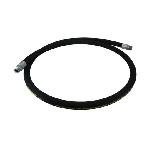 Hydraulic Pressure Hose Cut to a 10" Length With a 1" Diameter