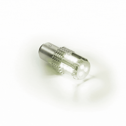White / Red 1157 Dual Color 15 LED Bulb for Glass  Lens Light