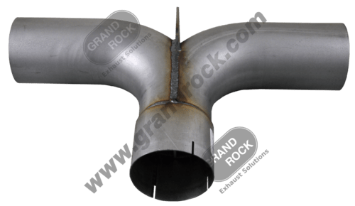 5" 2-Bend ID/OD/OD Y-Pipe Aluminized