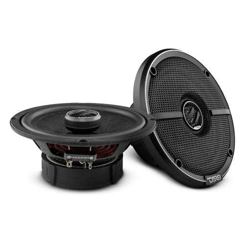 DS18 6.5" 2-Way Coaxial Speakers with Kevlar Cone | 80W RMS 4-Ohm
