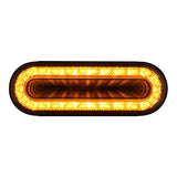 24 Led 4" Oval "Mirage" Turn Signal Light - Amber Led/Clear Lens