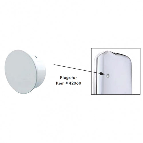 Chrome Mirror Cover Plugs For 2005+ Freightliner