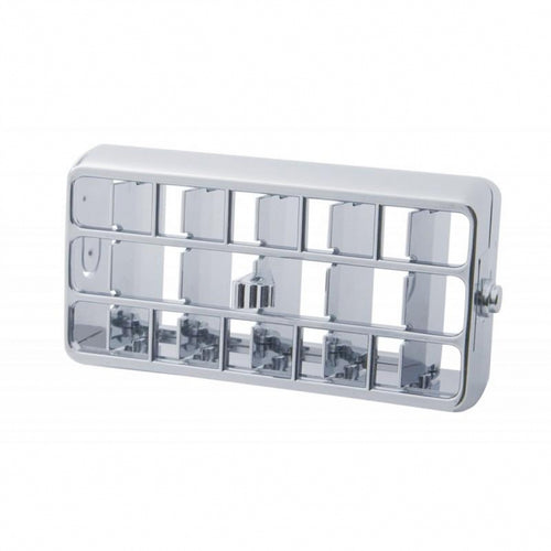 Chrome Plastic Adjustable Louver Vent fits Peterbilt 357/378/379/385 2001-2005