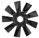 Horton MS9 - 26'', 9 Blade Nylon Fan Fan Blade Bolt Pattern 2.56''Pilot, 3.5'' BC, 6x0.406'' BH. CW (Clock-Wise)