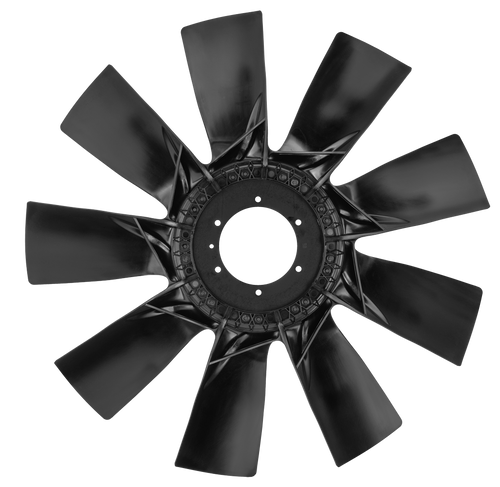 Horton HS9 - 26'', 9 Blade Nylon Fan Mounting Disc 1.50 Back Tip of Blade 2.09 Pilot 5.00