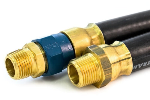 32” Air Brake Hose 3/8” Hose / 3/8" Fixed & Swivel Fittings