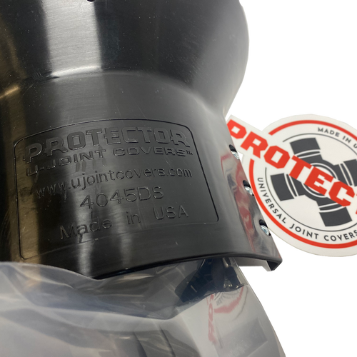 U-Joints Protecor Cover kit for Standard U-Joints (under 7" u-joint cross) including 1610, 1710, SPL170, SPL250, 5-280X, 5-675X. 4.00" to 4.600" O.D