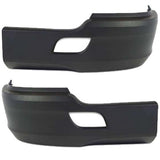 Black Bumper Assembly Set Fits Kenworth T680 (2011-2022 Old Gen) Driver & Passenger Side