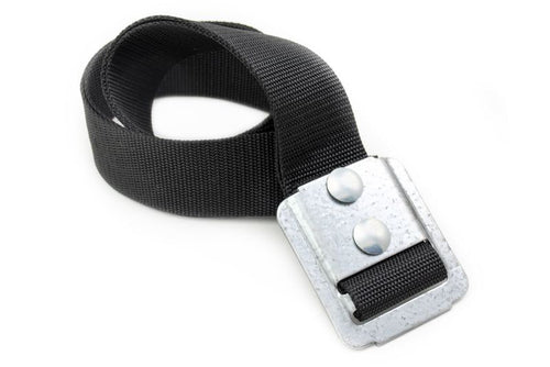Pull Strap Assembly with Galvanized Retainer, 29.50", Zinc rivets