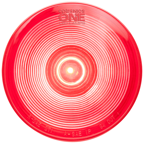 Red stop/turn/tail, grommet mount, PL-3 connection 12V