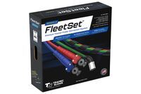 FleetSet Series 3 – 3-in-1 Premium Spiral Wrap with Red & Blue Hose, 15', X31G Hose Grips, Sonogrip ABS Cable, X31HT Tender Kit, X31C Wide Body Clamp