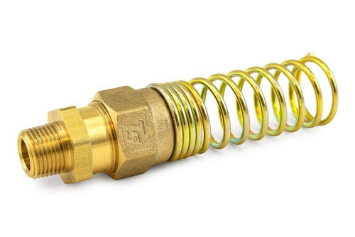 Male Connector with Spring Guard, 3/8" x 3/8", Single Pack