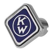 Old Logo Square Blue Fits Kenworth Tractor & Trailer Air Valve Knobs