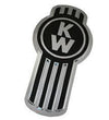 Kenworth Emblem Engraved Black/Chrome