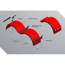 Minimizer 22.5” or 24.5” Black Poly Fender Tandem Axle 54" Carbon Fiber Each