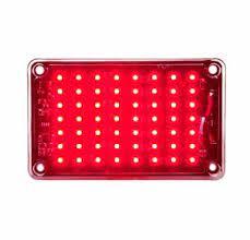 5 x 3 Red LED Strobe Light