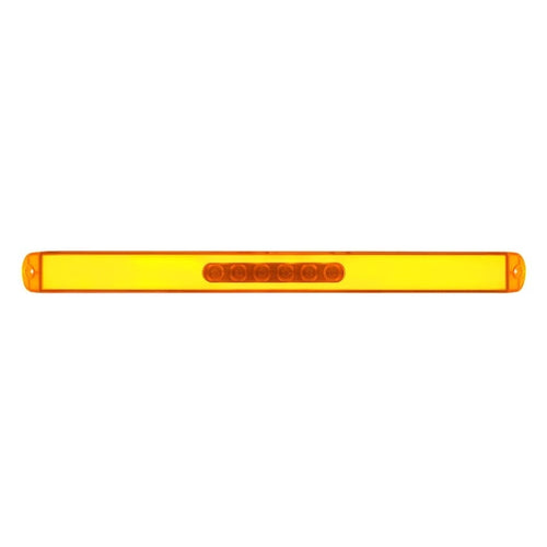28 LED 17" Turn Signal Light Bar - Amber LED/Amber Lens